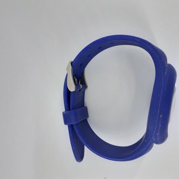 Krippl-Watches 5 Bar Sempre Blue Silicon Rubber Watch Numbers Quartz Azul - Picture 9 of 10